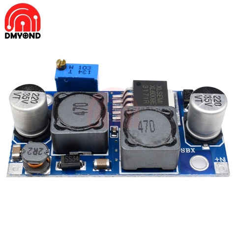 Convertidor automático Buck Bost DC 12V XL6009, módulo de bajada de tabla, paneles solares, placa de tensión MOSFET, 1,25-36V ► Foto 1/6