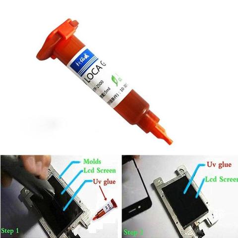 TP-2500 LOCA UV pegamento óptico claro adhesivo líquido para gafas Panel de teléfono Reparación de pantalla de vidrio oficina escolar ► Foto 1/6