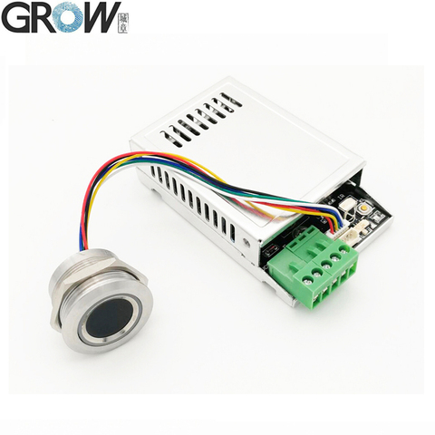 GROW-Indicador de anillo de dos colores K216 + R503, relé de luz, tiempo 0,5 s-20s, placa de Control de acceso capacitivo con huella dactilar ► Foto 1/6