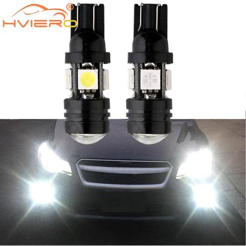 2X168 192 T10 W5W LED 4SMD 5050 1,5 W alta potencia Super brillante coche bombillas Auto lámpara ancho placa lente dispersión de la luz ► Foto 1/6