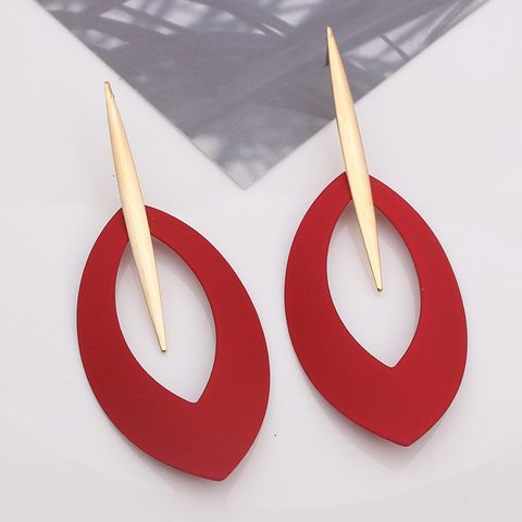 Pendientes rojos para mujer, aretes largos Vintage con estilo grande, pendientes para novia, aretes bohemios, joyería 2022 ► Foto 1/6