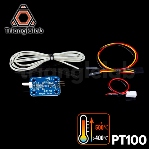 Trianglelab 3D impresora V6 hotend PT100 kit de actualización de sensor PT100 sensor de panel de control de temperatura para E3D HOTEND bloque de calefacción ► Foto 1/4