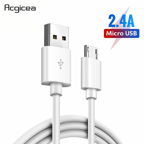 0,2 m/1m/2m/3m Cable Micro USB de carga rápida de datos de sincronización de teléfono móvil Android USB Cables de cargador para Samsung Xiaomi redmi Micro 2,0 ► Foto 1/6