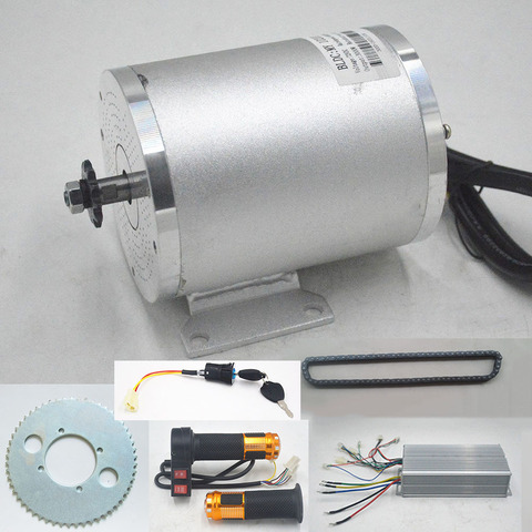 Motor eléctrico de la VESPA de 72V 3000W con el kit de la cerradura de la llave del acelerador del regulador para la VESPA eléctrica y la pieza de la motocicleta del Motor del e-car ► Foto 1/6