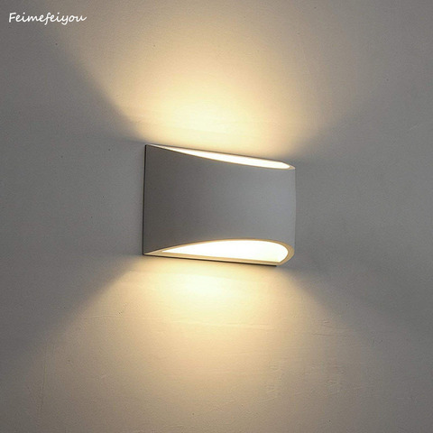 Feimeifei-Apliques de luz youWall para sala de estar, lámparas de iluminación LED moderna de yeso para interiores, dormitorio y pasillo ► Foto 1/6