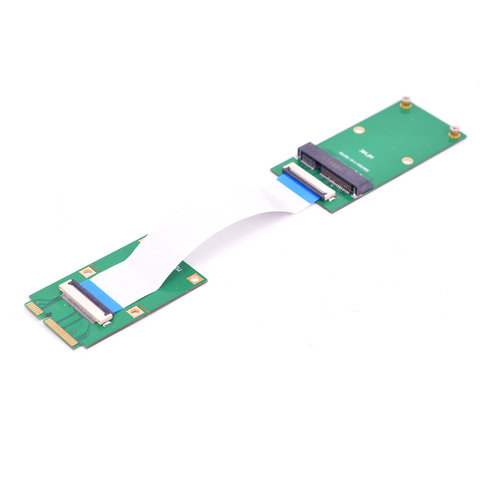 Mini tarjeta de protección PCI-e para portátil, extensor de Cable de extensión Flexible macho a hembra, mSATA SSD, tamaño medio a completo ► Foto 1/3