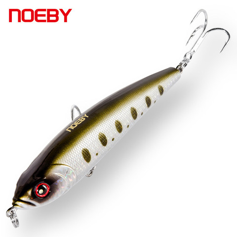 Noeby-señuelo de pesca de hundimiento, cebo duro Artificial para atún, lubina, Señuelo de Pesca de Mar, 140, 160, 180mm, 66, 98, 145g ► Foto 1/6