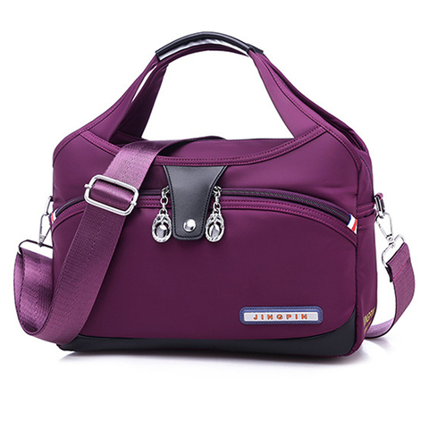 Bolso de hombro de lona de gran capacidad para mujer, novedad de verano, informal, a la moda, bolso oblicuo ► Foto 1/6