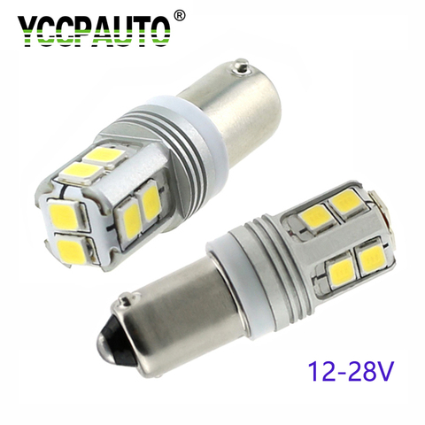 YCCPAUTO-bombillas LED Canbus T4W BA9S para coche, luz blanca, ba29s H6W, indicador lateral, 12V, 24V, 6000K, 2 uds. ► Foto 1/6