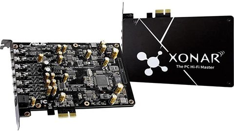 Tarjeta de sonido usada ASUS Xonar AE, alta calidad de sonido de alta definición, 192kHz/24 bits, 7,1 PCIe, para videojuegos ► Foto 1/3