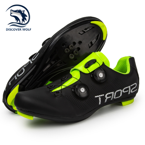 Zapatillas de ciclismo profesionales para hombre, zapatos ultraligeros de autosujeción para ciclismo de montaña al aire libre, zapatillas SPD Cleat, 2022 ► Foto 1/6