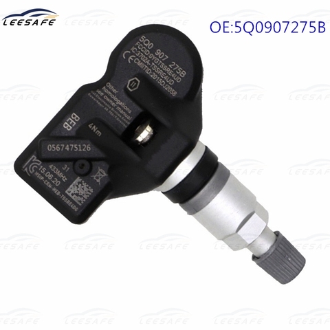 5Q0907275B Monitor de presión de neumáticos TPMS de Sensor para Porsche Skoda Audi A6 Q5 Q7 VW Passat Volkswagen Amarok Arteon escarabajo 5Q0907275 ► Foto 1/6