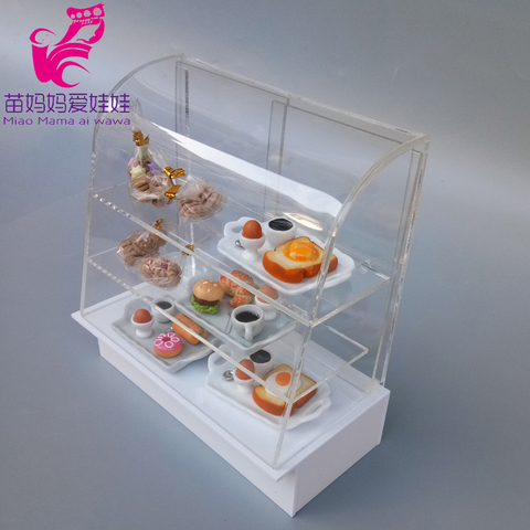 Donuts-casa de muñecas, accesorios de bricolaje, estuche de exposición de postres, modelos BJD Ob11 Blythe Foof 1/6 ► Foto 1/6