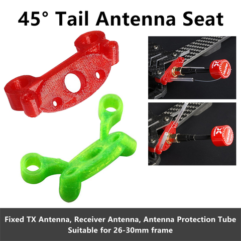 Asiento de protección de montaje de antena trasera de 45 grados, estampado 3D, TPU, para iFlight XL/HL ih3 iX5 V3, Marco DIY FPV Dron de carreras ► Foto 1/5