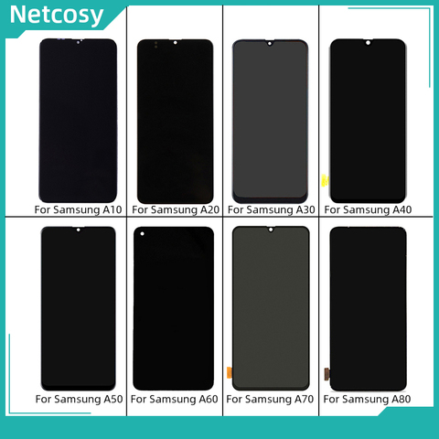 Ensamblaje de digitalizador de pantalla LCD para Samsung Galaxy A10, A105, A20, A205, A30, A305, A40, A405, A50, A505, A60, A70, A705 y A80 ► Foto 1/5