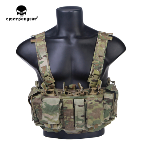 Emersongear-aparejo de pecho táctico estilo MF, chaleco de caza, arnés de Parte delantera abierta, equipo militar del ejército ► Foto 1/6