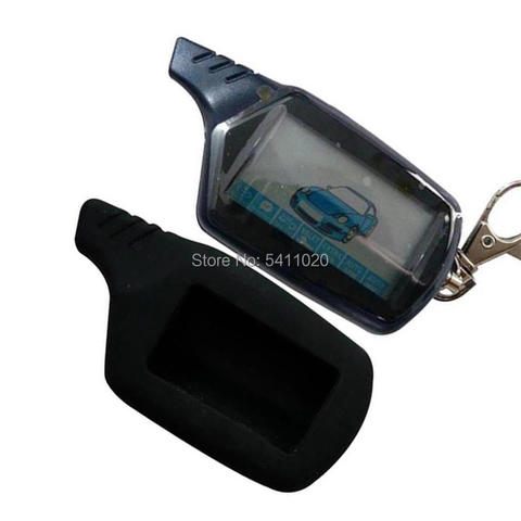 Llavero para mando a distancia 2 vías B9 LCD, carcasa de silicona para SEGURIDAD DEL VEHÍCULO rusa, sistema de alarma para coche Twage Starline B9, arranque de motor ► Foto 1/4