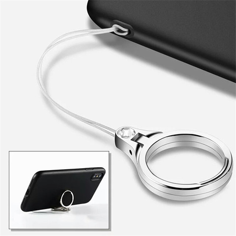 Cordón de metal Universal para llaves y teléfonos, correa para iPhone 7 Plus, 8, 6S, accesorios de soporte para teléfono móvil ► Foto 1/4