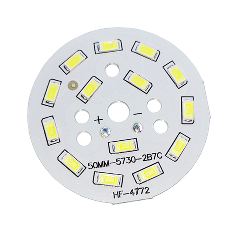 Lote de 10 unidades de 3W, 7W, 12W, 18W, 24W, 36W, 5730 de brillo, SMD, Panel de lámpara Led para techo, PCB con LED ► Foto 1/1