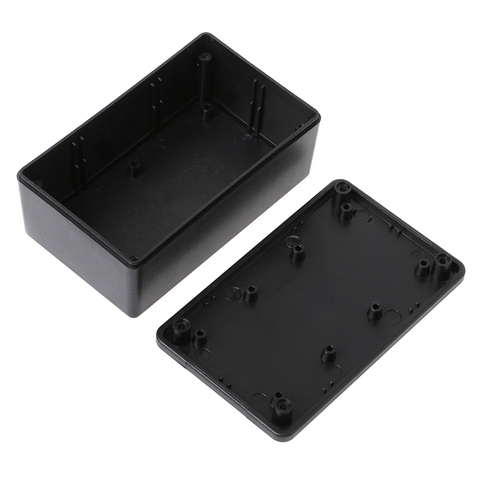 Caja de Proyecto de caja electrónica de plástico ABS impermeable caja negra 105x64x40mm ► Foto 1/6