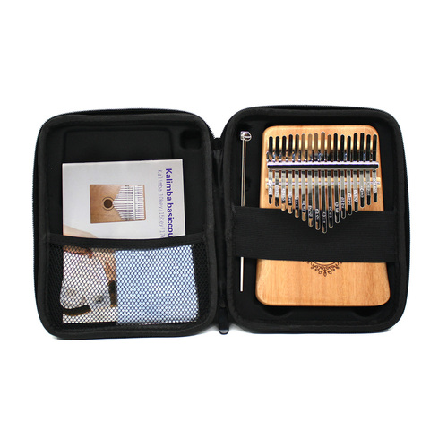 Kalimba-estuche con 17 llaves/21, bolsa de almacenamiento de llaves, Pulgar Piano Mbira, bolsa de Piano portátil, funda Kalimba fuerte multifunción ► Foto 1/6