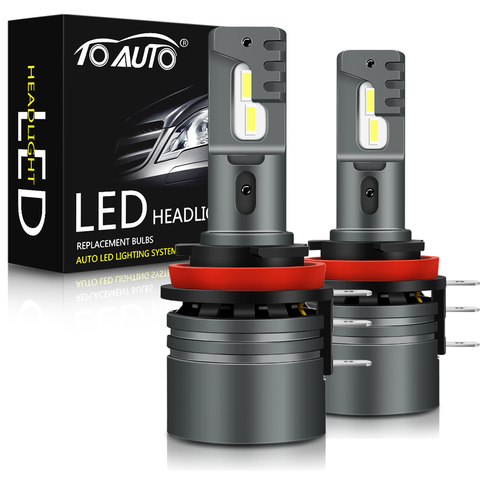 Bombillas LED Canbus H15 para coche inalámbrico, lámpara de conversión de luces de conducción, Blanco 6000K, 12V, 50W, 12000LM, 2 uds. ► Foto 1/6