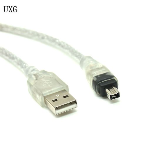 Cable USB macho a Firewire IEEE 1394, adaptador de 4 pines, cable iLink 1394 para cámara SONY DCR-TRV75E DV, 120cm ► Foto 1/4