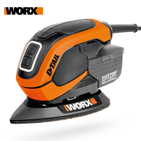 WORX 65W detalle lijadora WX648 ratón lijadora multifunción Mini lijadora pulidora máquina hogar herramientas eléctricas madera lijadora envío gratis ► Foto 1/6