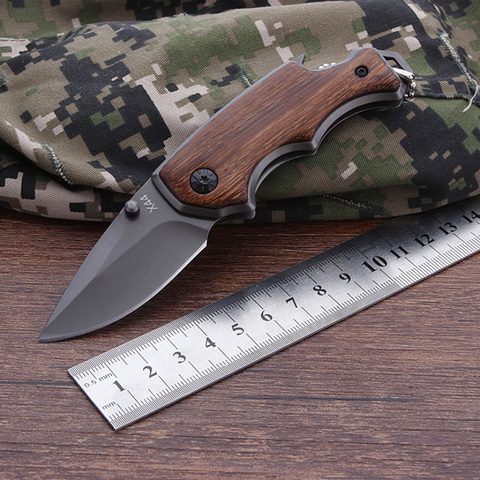 navaja multiusos cuchillo supervivencia Mini cuchillo de bolsillo de supervivencia de acero frío EDC Cuchillos plegables, herramienta múltiple de defensa personal, llavero de campamento, proveedores de envío directo ► Foto 1/6