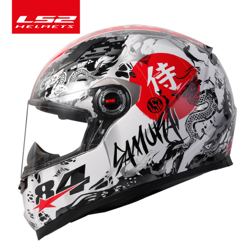 Casco de moto de cara completa LS2 ff358, alta calidad, homologado por ECE, sin bomba ► Foto 1/4