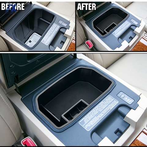 Caja de almacenamiento con reposabrazos organizador de apoyabrazos central, para Toyota Land Cruiser, Fj200, Lc200, Lexus, Lx570, 2004-2016, 2008, 2022, 2009, 2011 ► Foto 1/6