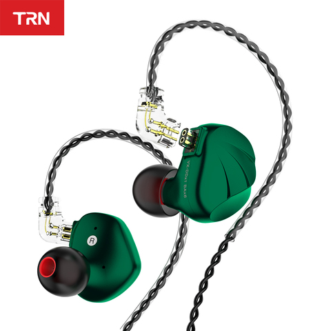 Auriculares intrauditivos híbridos de Metal TRN VX 6BA 1DD, auriculares IEM HIFI con Monitor para DJ, para correr, deporte, enchufe para la cabeza ► Foto 1/6