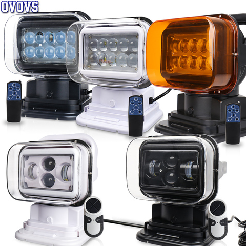 Foco Led para caza, Camping, pesca, todoterreno, camión, SUV, luces de búsqueda, antiniebla, 12/24V ► Foto 1/6