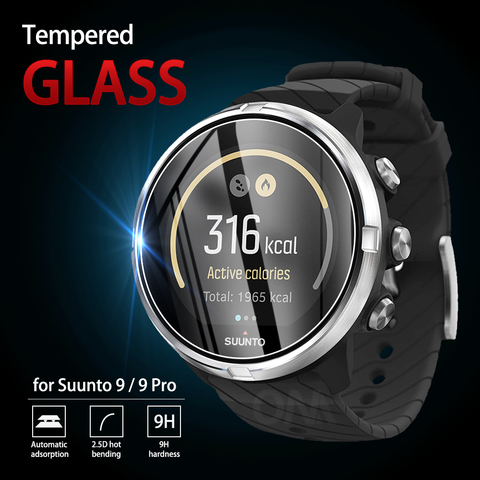 5 uds 9H templado Premium de vidrio para Suunto 9 Pantalla de reloj inteligente de película Protector de accesorios para Suunto 9 Pro smartwatch ► Foto 1/6