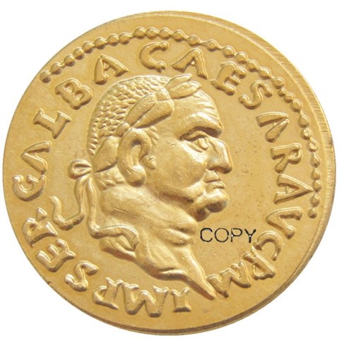 RM(16)-Copia de monedas chapadas en oro antiguo Romano ► Foto 1/2