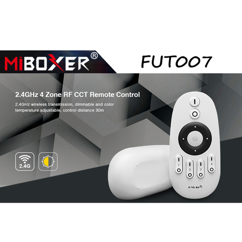 Miboxer FUT007 2,4 GHz 4 Zone CCT Control remoto Led tira 30m Led inalámbrico RF Control remoto para todos los productos de la serie mi-light CCT ► Foto 1/6