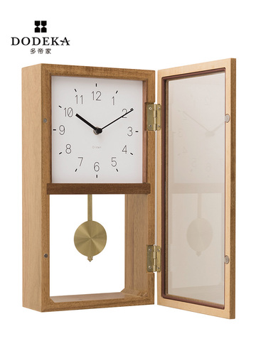 Reloj de pared Retro de estilo japonés, cronógrafo de cuarzo con oscilación creativa para sala de estar y dormitorio, decoración del hogar, regalo Klok FZ651 ► Foto 1/6