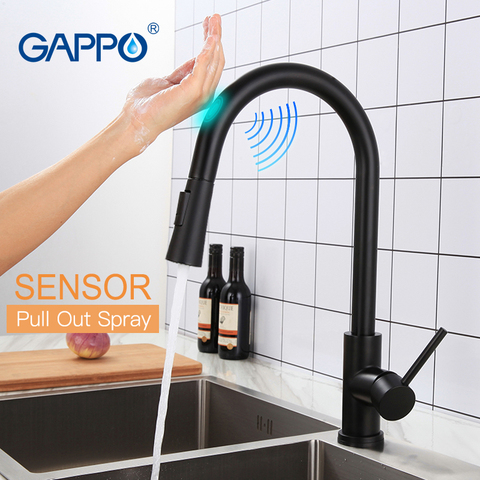 GAPPO-grifos de cocina de acero inoxidable, con Sensor inteligente, con Control táctil, para fregadero extraíble, TapsY40112 ► Foto 1/6