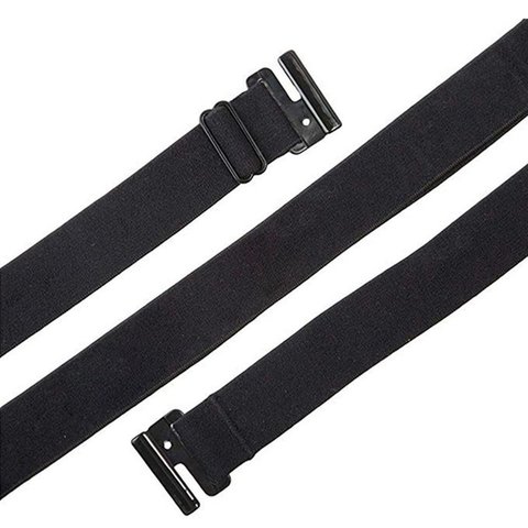 Cinturón elástico ajustable para hombre y mujer, cinturón elástico con hebilla plana, antideslizante, sencillo, 115cm ► Foto 1/6