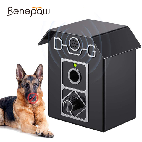 Benepaw-dispositivos ultrasónicos antiladridos para perros, Control efectivo, disuasor de ladridos para mascotas, para interior y exterior, rango de hasta 15m ► Foto 1/6