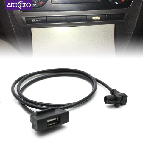 Cambiador de CD RCD510 RNS315, adaptador de Cable de interfaz USB para Panel de la unidad central del botón de ranura de Skoda Octavia ► Foto 1/6