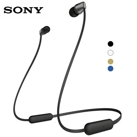 SONY WI-C310-auriculares intrauditivos estéreo inalámbricos con Bluetooth 5,0, Auriculares deportivos para videojuegos, manos libres con micrófono, para iPhone y XiaoMi ► Foto 1/6