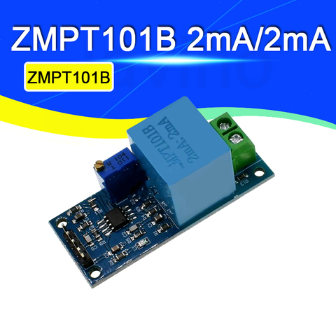 Sensor de tensión de salida AC ZMPT101B, módulo transformador de tensión monofásico activo para Arduino Mega zmpt101b 2mA ► Foto 1/6