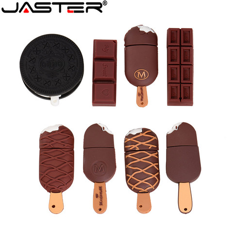 JASTER-memoria USB con forma de galleta, pendrive pequeño con forma de galleta, 4GB, 8GB, 16GB, 32GB, 64GB ► Foto 1/6