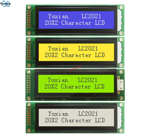 Módulo de pantalla LCD 2002 20X2 azul verde LC2022 en WH2002A AC202D LHD44780 ► Foto 1/6