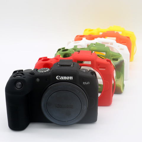 Carcasa de silicona Protector de cuerpo para Canon EOSR EOS R EOSRP EOS RP cubierta de cámara Protector de vídeo bolsa ► Foto 1/6
