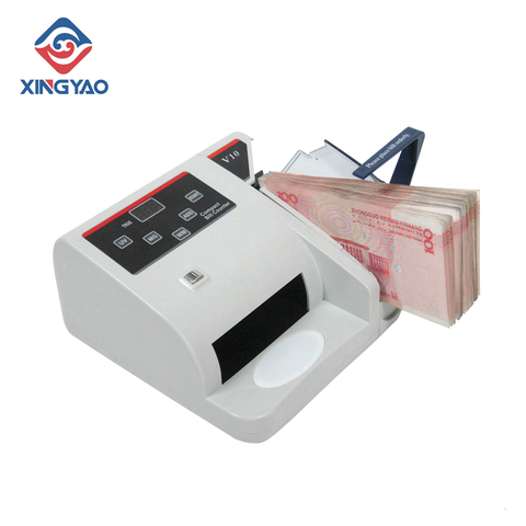 Práctica máquina para contar dinero con detección de billetes, contador de billetes con UV/MW/MG ► Foto 1/6