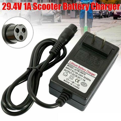 Cargador de batería de 24V y 1A para maquinilla de afeitar E150, E125, E200, E225, E300, E325, E100, Crazy Cart, Shift, cable de alimentación para patinete eléctrico ► Foto 1/6