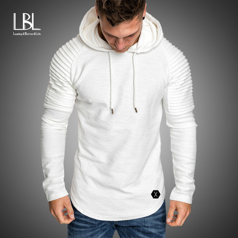 2022 marca Mens blanco Jersey sudaderas con capucha de los hombres de manga larga Sudadera con capucha Casual Hombre Ropa Camisetas de Hip Hop ► Foto 1/6