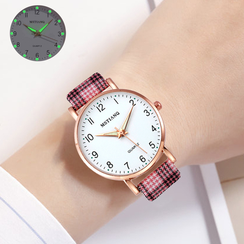 Reloj pequeño Vintage sencillo para mujer, pulsera deportiva informal con correa de cuero, novedad de 2022 ► Foto 1/6